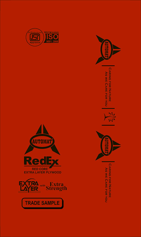 Red Tech Plywood